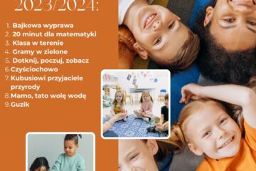 Nasze projekty edukacyjne w roku 2023/2024