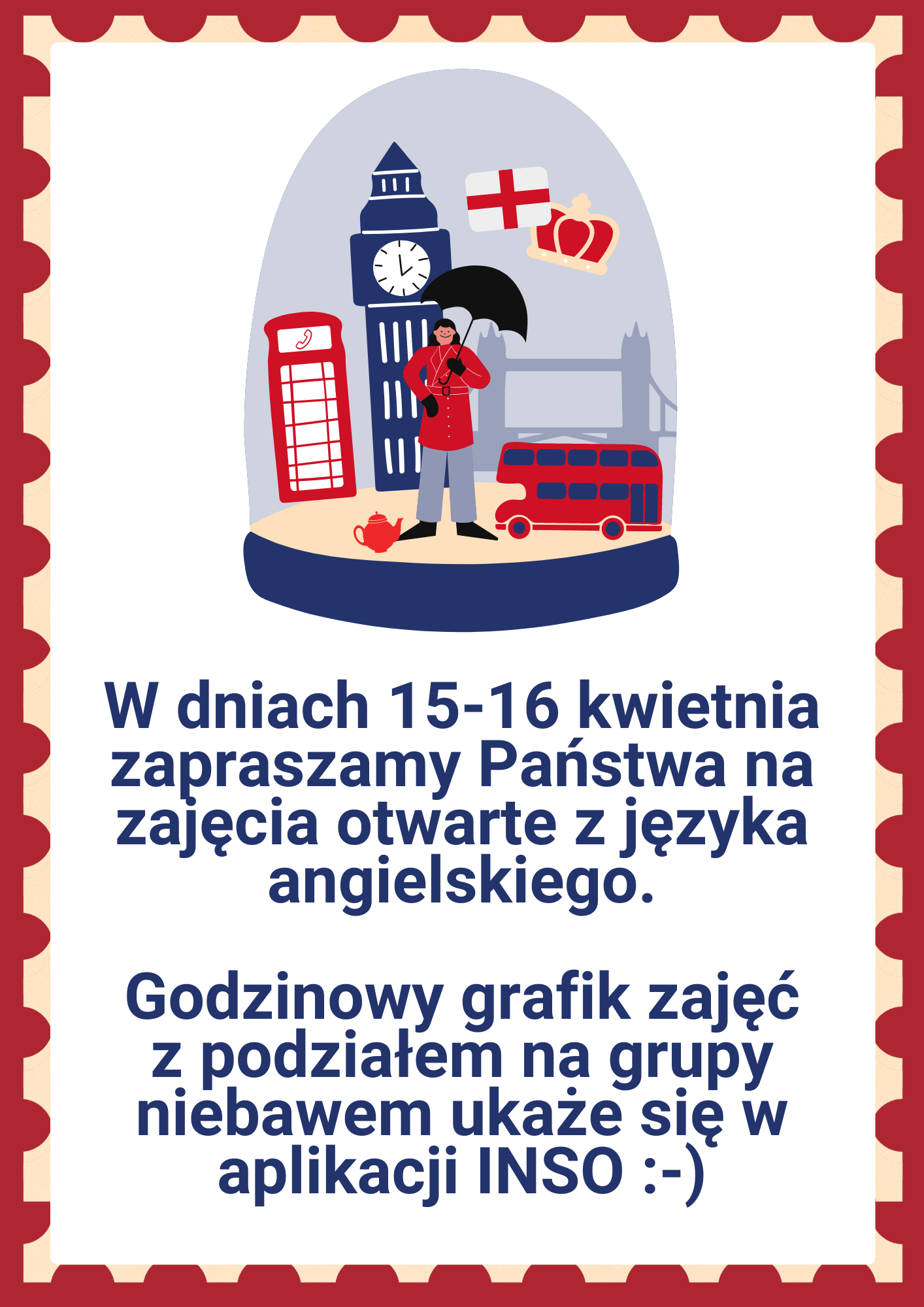 Zajęcia otwarte z języka angielskiego – zapraszamy!!!